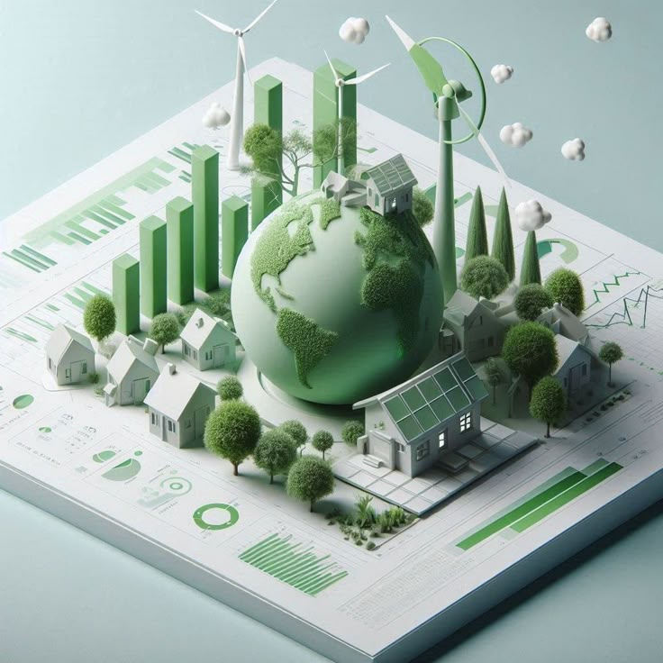 Waste management illustration